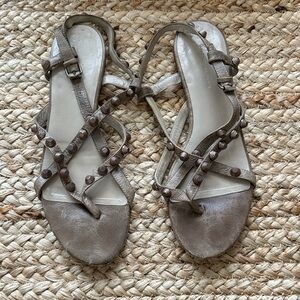 Women's Balenciaga Studded Strappy Sandals